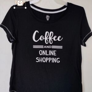 Secret Treasures Black Graphic Tee